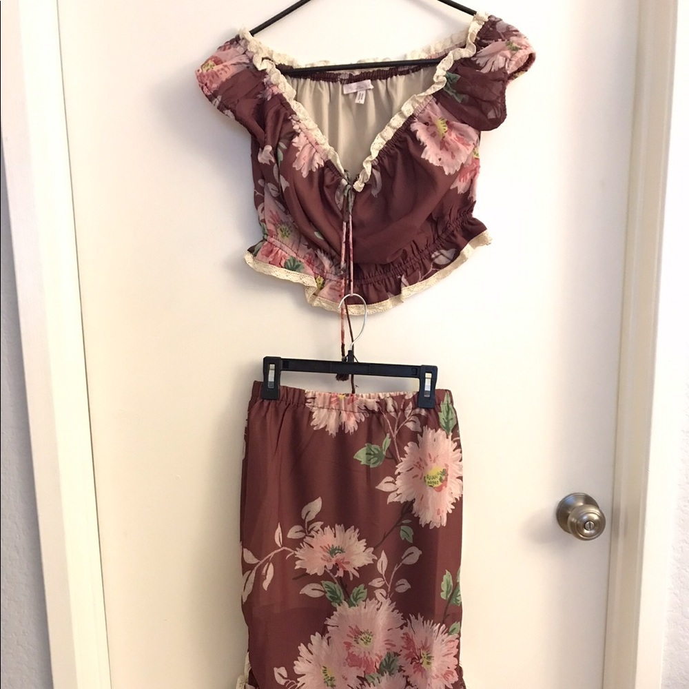 Winston White two piece floral set BRAND NEW